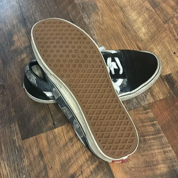 Vans wireframe skull print sneakers size 10 - Picture 7 of 7